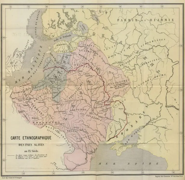 Carte Ethnographique - Des Pays Slaves