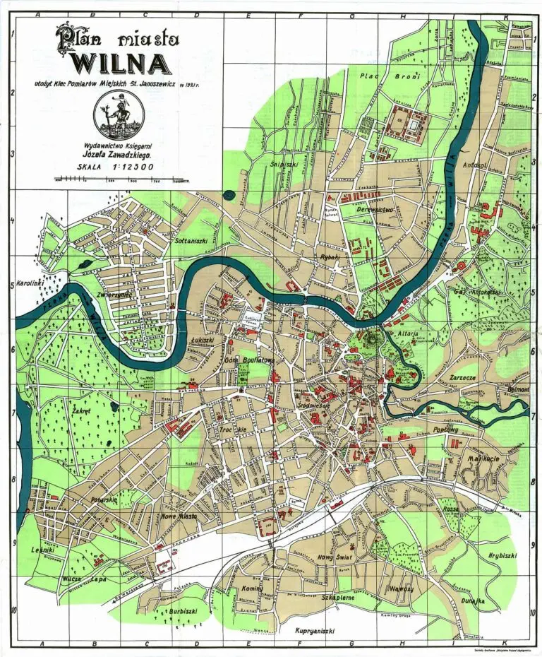 Plan miasta WILNA,