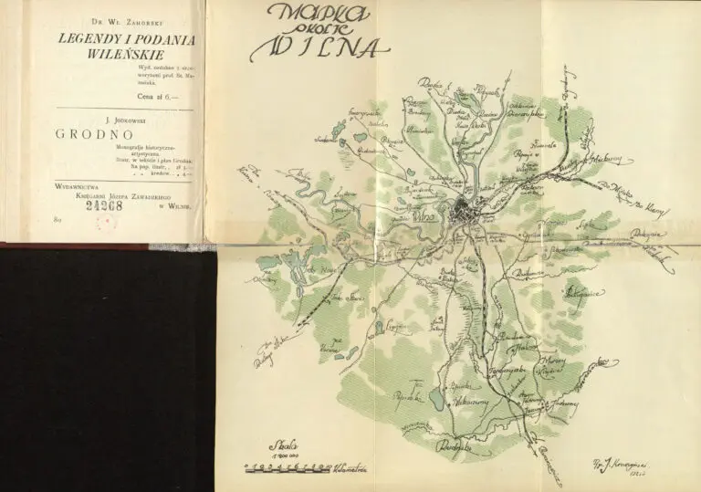 Mapa Okolic Wilna