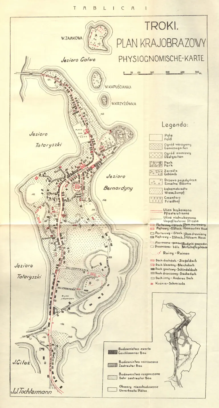 Nr. 1: Physiognomic Map of Trakai