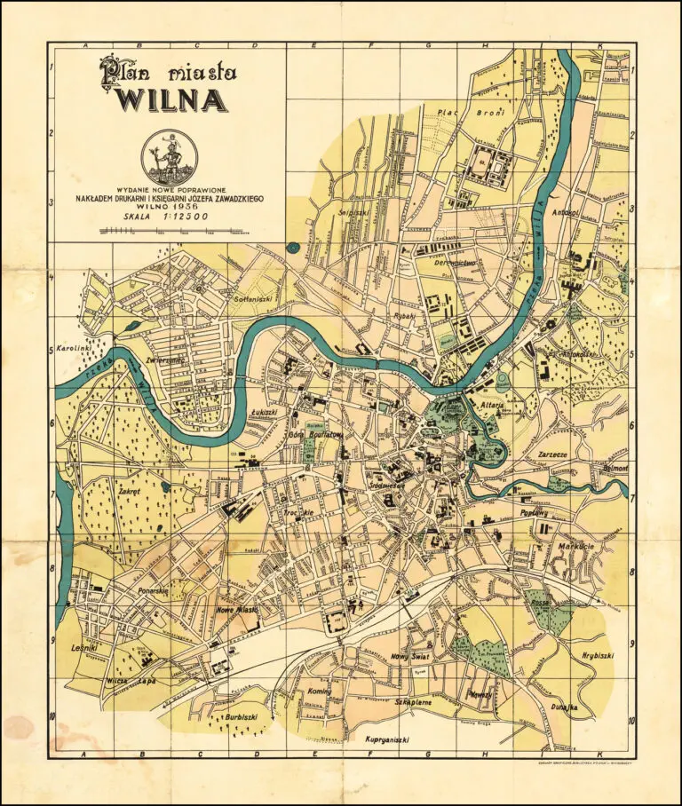 Plan miasta WILNA Wydanie Nowe Poprawione...