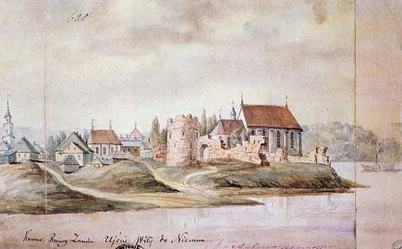 Kaunas - Old City from the Northeast.