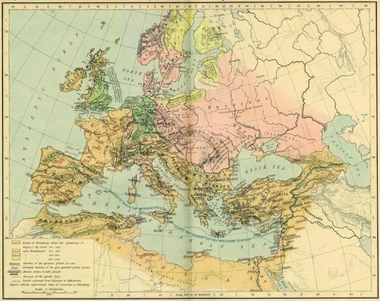 Growth of Christianity in Europe,