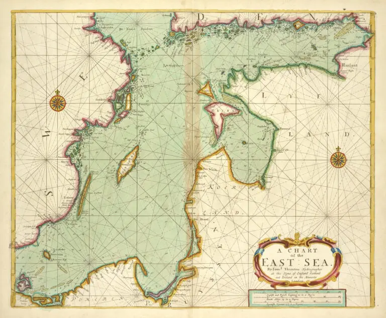 A Chart of the East - Sea,