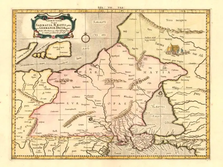Tab. VIII. Europae, in qua Sarmatia....