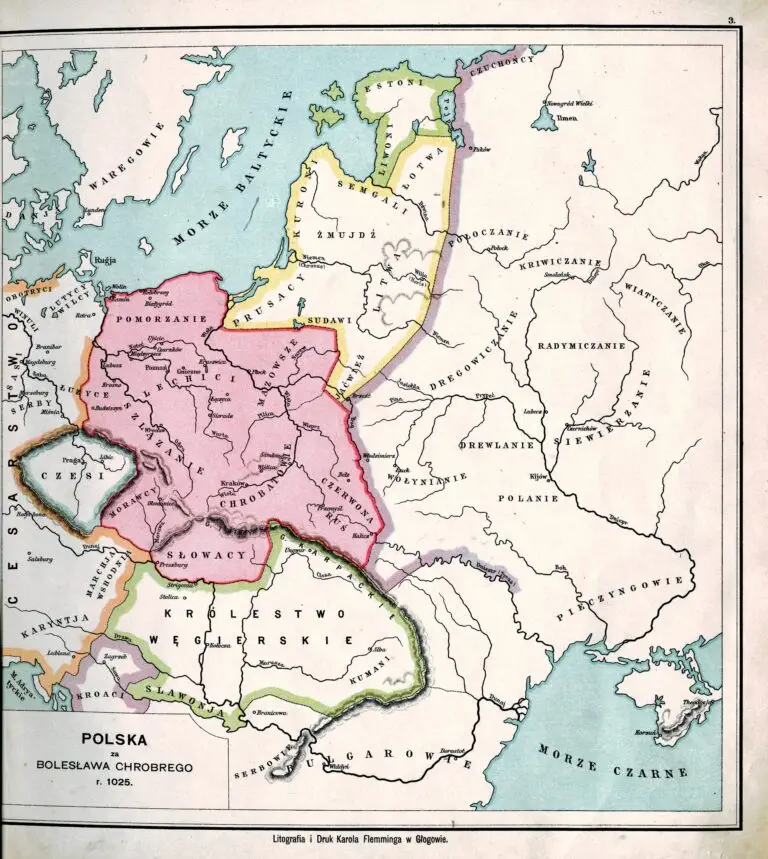 Polska za Bolesława Chrobrego r. 1025