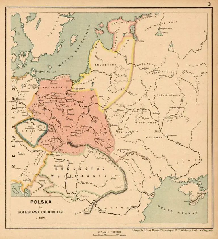 Polska za Bolesława Chrobrego r. 1025