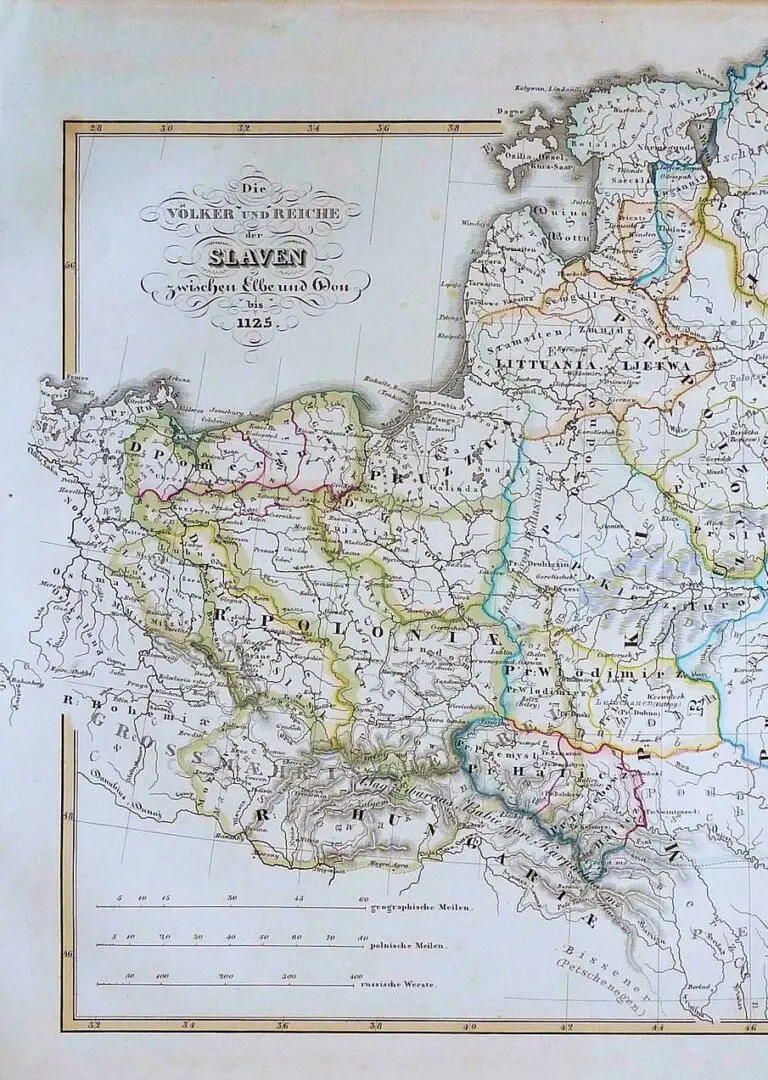 Die Völker und Reiche der SLAVEN zwischen Elbe und Don bis 1125