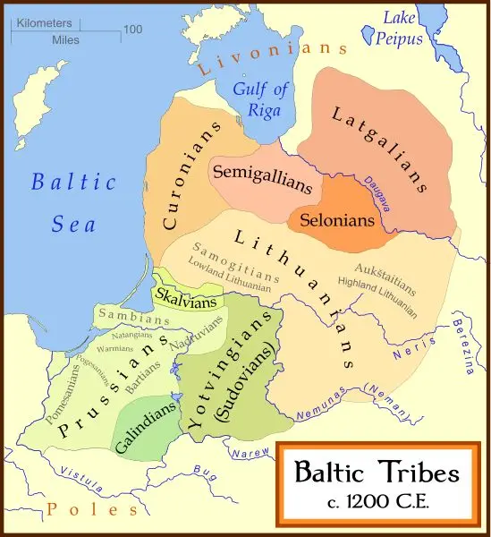 Baltic tribes (1200)