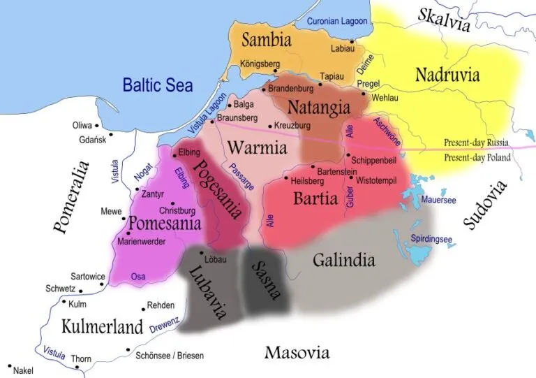 Prussian Tribes in the 13th Cent.