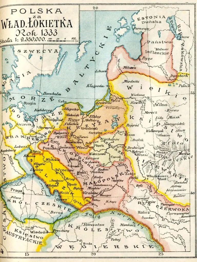 Polska za Wład. Łokietka Rok 1333,