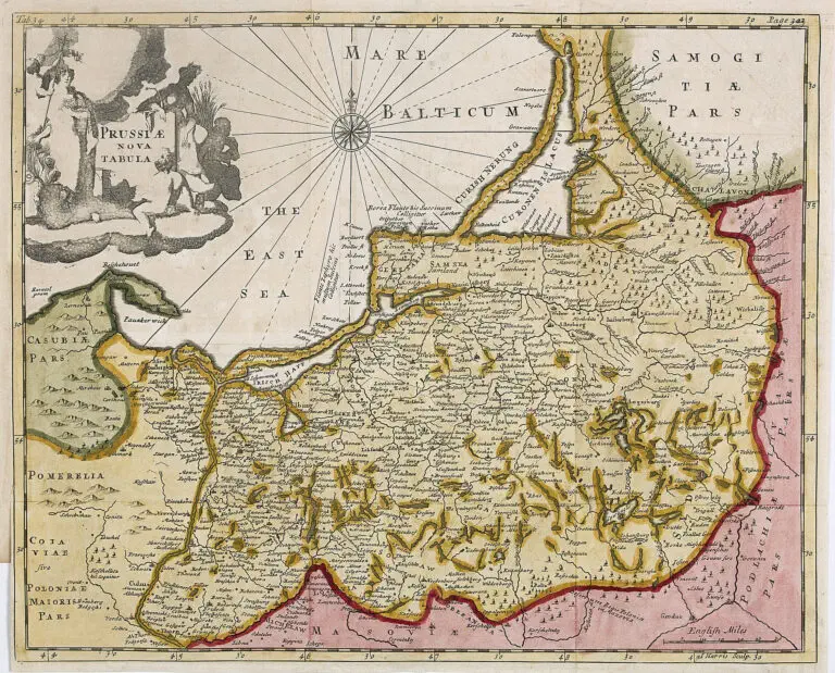 Prussiæ nova tabula,