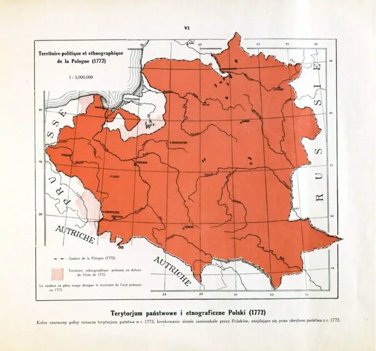 Territoire politique et ethnographique de la Pologne (1772),