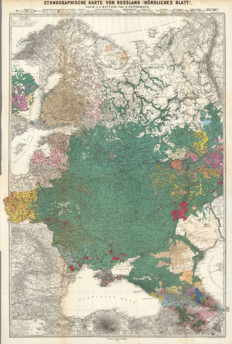 Ethnographische Karte von Russland..,