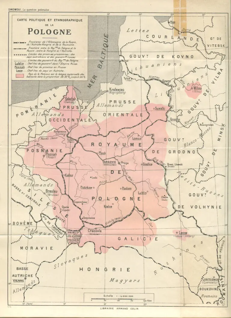 Carte Politique et Ethnographique de la Pologne,”