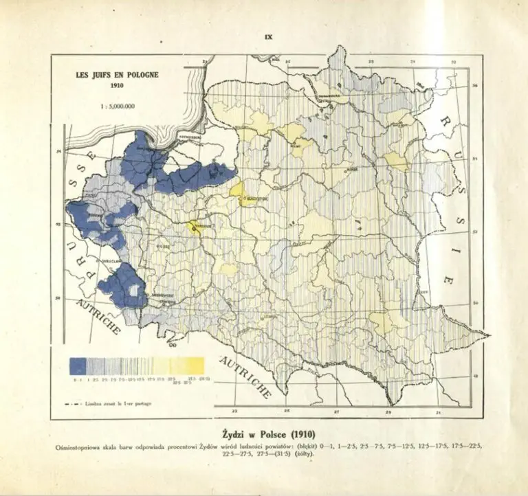Les Juifs en Pologne 1910,