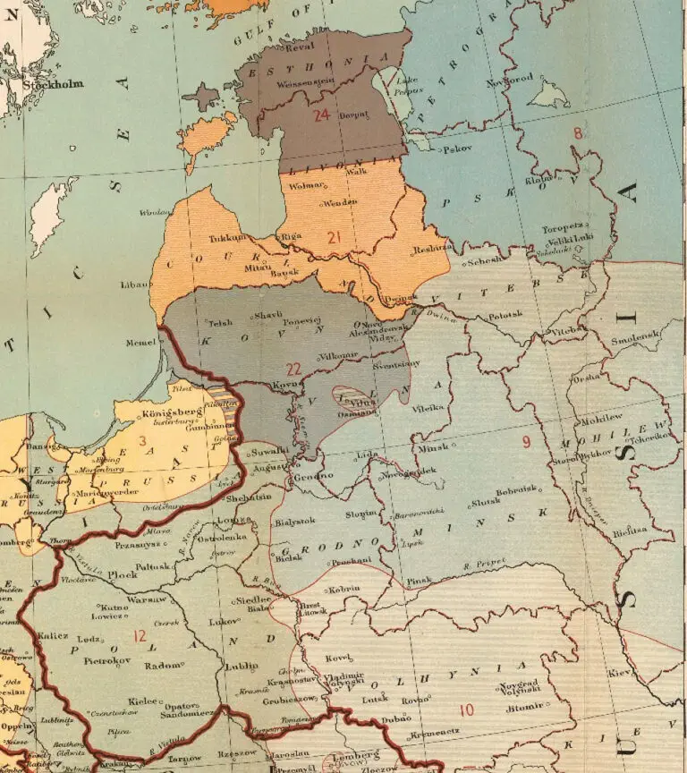 Ethnographical Map of Central and South Eastern Europe,