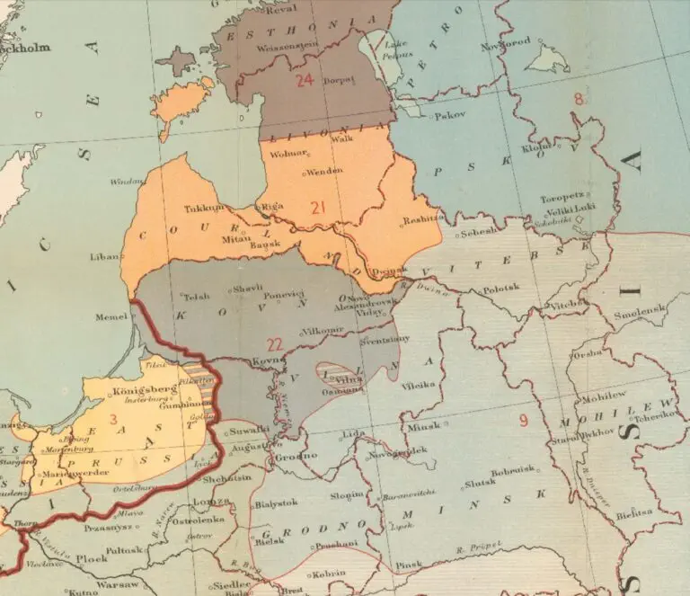 Ethnographical Map of Central and South Eastern Europe,