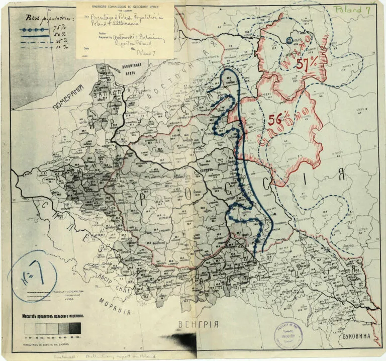 Preliminary Report on Poland: Percent of Polish Population in Poland and Lithuania,