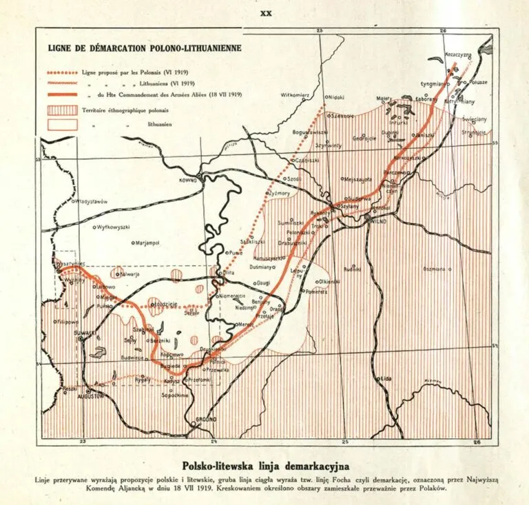 Ligne de démarcation Polono- Lithuanienne