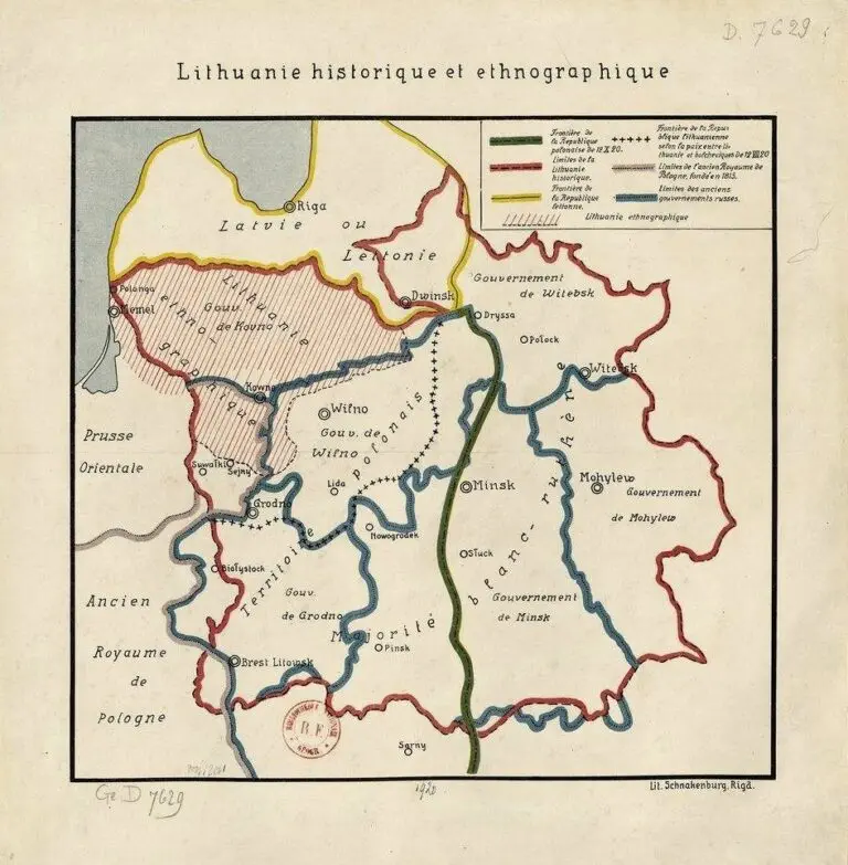 Lithuanie historique et ethnographique,