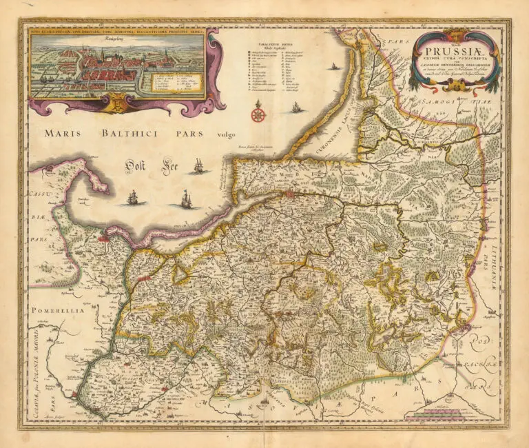 Tabula PRUSSIÆ eximia cura conscripta...