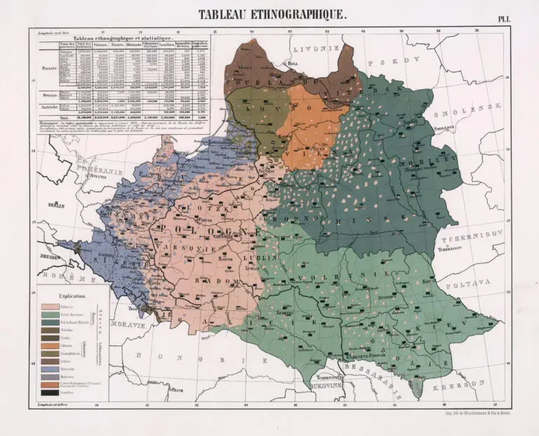 Ethnographic Atlas of the West Russian Provinces and Neighboring Regions,