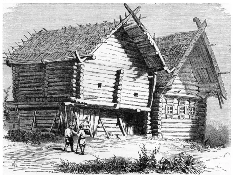 Lettish Farmhouse.