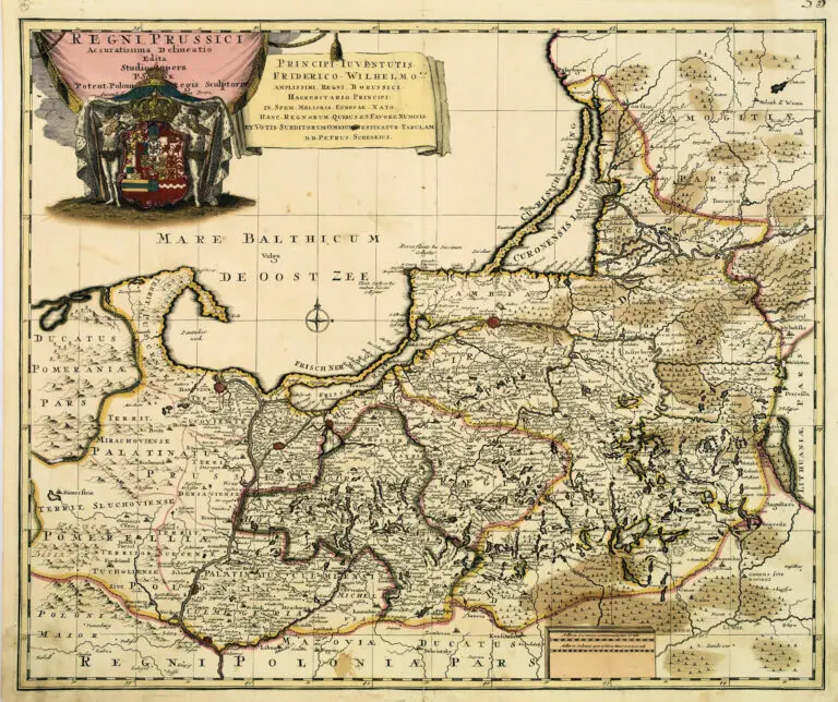 Regni Prussici Accuratissima Delineatio Studio Opera,