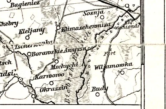 Nationalitaten-Karte der Provinz Ostpreussen...