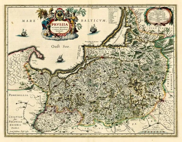 Prvssia Accvrate Descripta a Gasparo Henneberg Erlichensi,