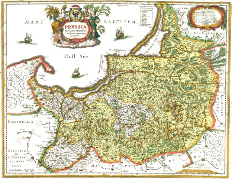 Prvssia Accvrate Descripta a Gasparo Henneberg Erlichensi,