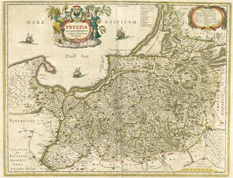 Prvssia Accvrate Descripta a Gasparo Henneberg Erlichensi,