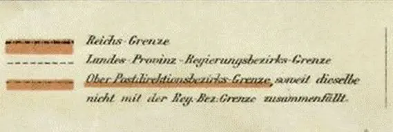 Postleitkarte (Postcode map) Königsberg pr. Gumbinnen,