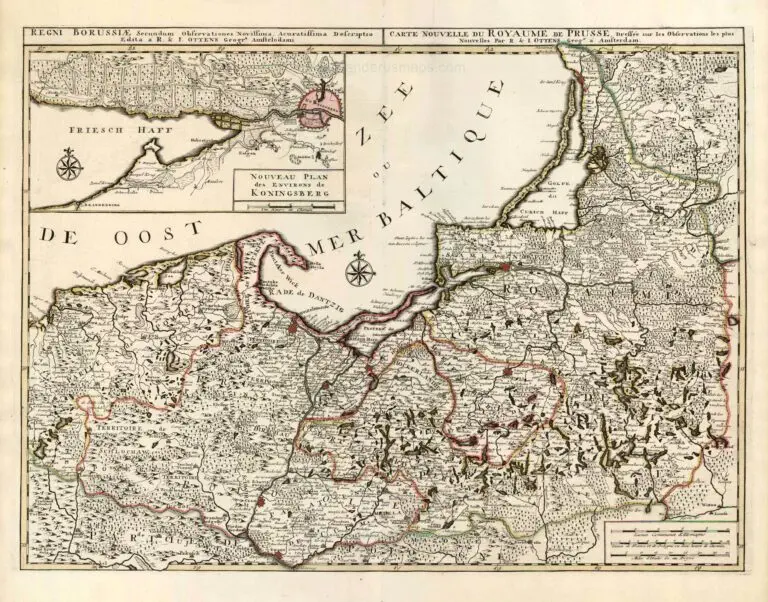 Regni Borussiae Secundum Observationes Novissima, Acuratissima Descriptio.