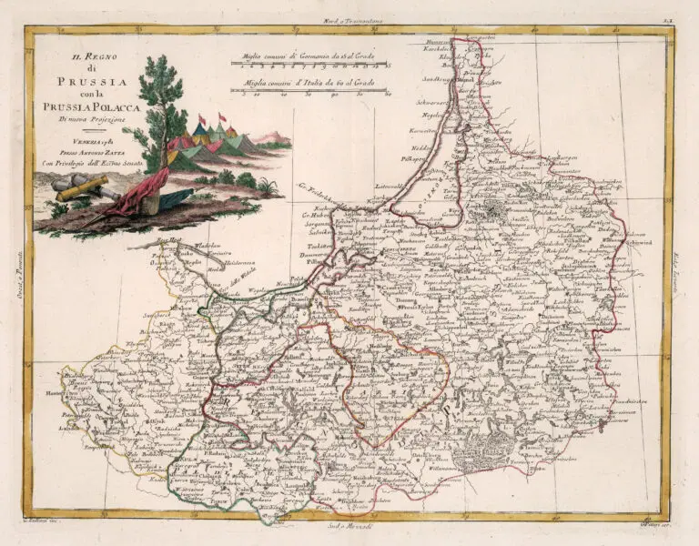 Il Regno di Prussia con la Prussia Polacca : Di nuova Projezione...