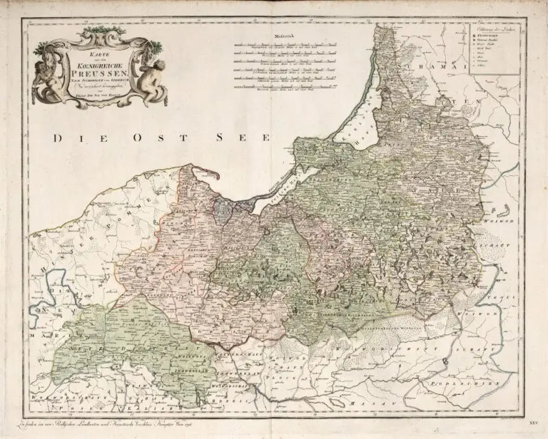 XXV. Karte von Koenigreiche Preussen,