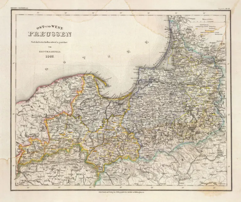 Ost-und West Preussen. Nach den besten Quellen