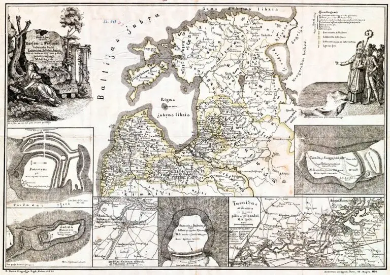 Baltic area at the time of Henry of Livonia,
