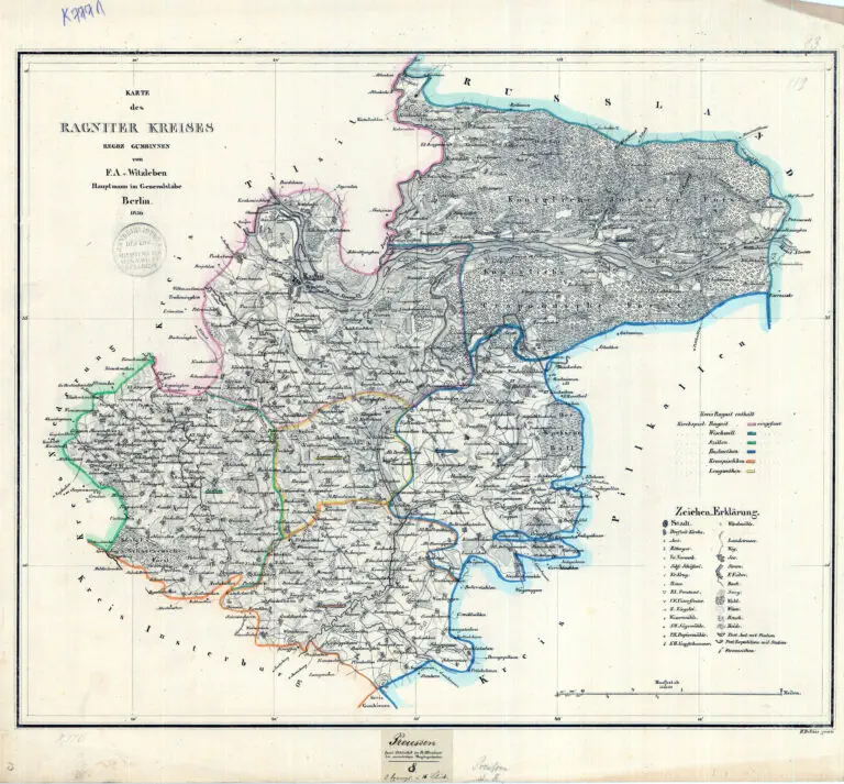 1836. Kreise Ragnit