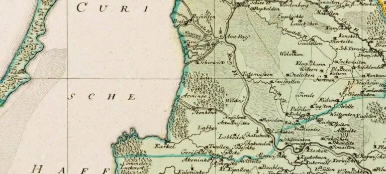 Regnum Borussiæ episcopatus Warmiensis, palatinatus Mariaeburgensis et CULMENSIS cum TERRITORIO DANTSICANO et ichnographia urbis REGIOMANTIS Ausp. Acad. Reg. Scient. Ber. N.p. 1763,