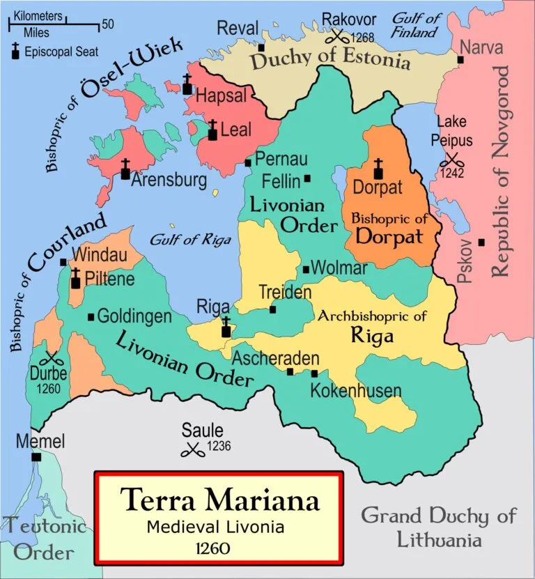 Terra Mariana: Medieval Livonia.