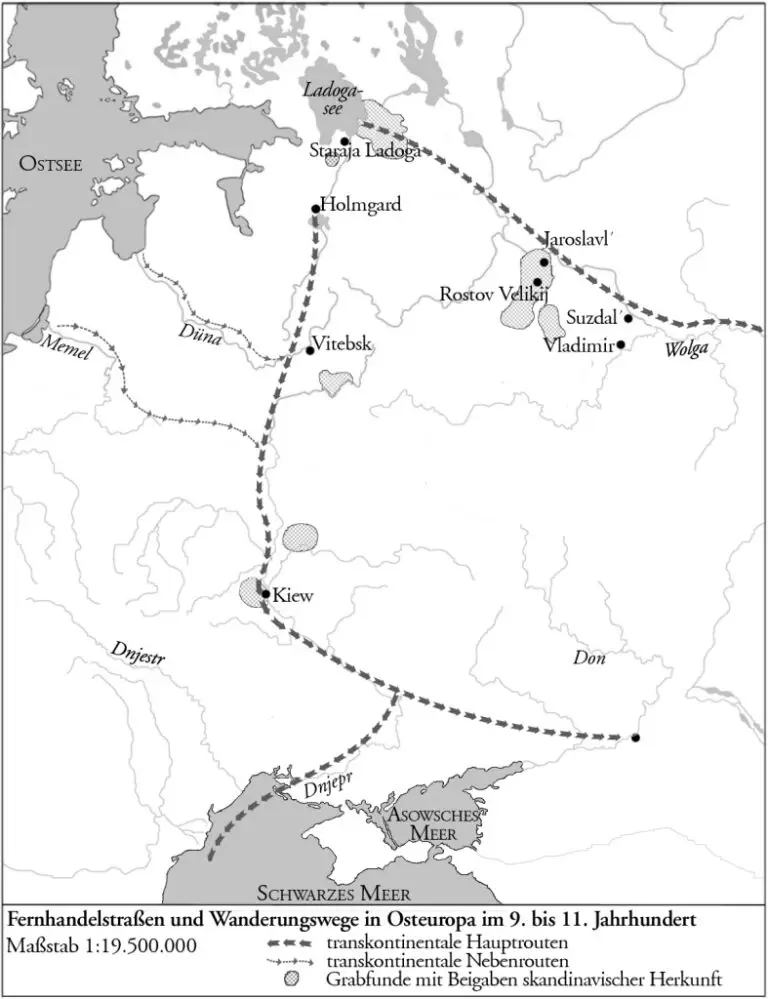 Fernhandelsstraß- en und Wander- ungswege in Ost- europa...