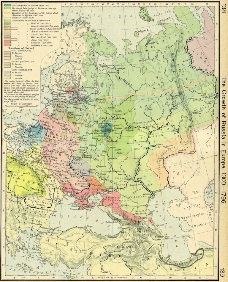 Growth of Russia, 1300- 1796,