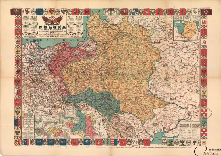 Polska w Trzech Za- borach w Granicach  Prze- drozbiorowych w 1770 ...