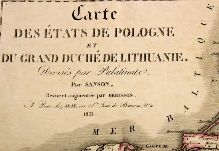 Carte des États de Pologne et du Grand Duché de Lithuanie..,