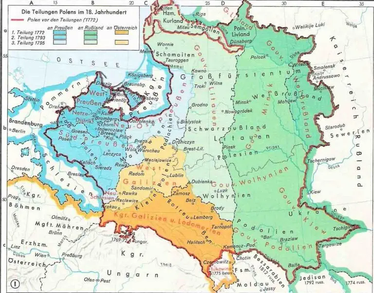 Die Teilungen Polens im 18. Jahrhundert