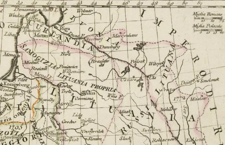 La Polonia comme era nel 1770,