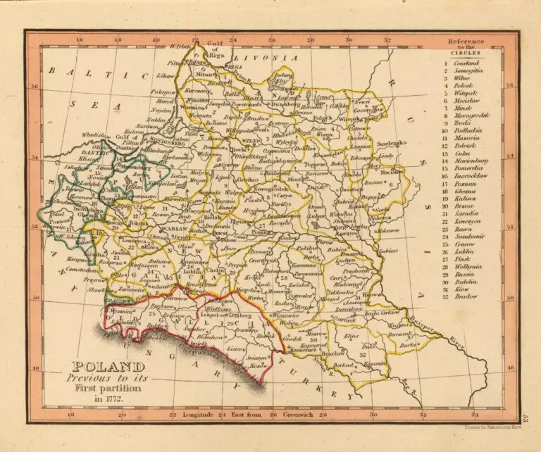 POLAND Previous to its First Partition in 1772,