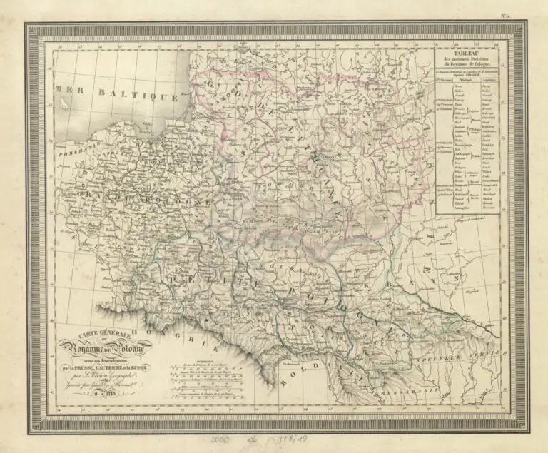 Carte générale du Royaume de Pologne: avant son démembrement par la Prusse, l